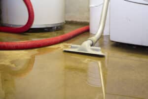 Cleaning up a flooded basement